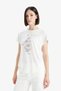 Crew Neck Floral Print Short Sleeve T-Shirt F5098Ax25Sm - 4