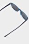 Round Navy Blue Plastic Frame Black Glass Polarized Sunglasses Boy Child F4390A8Ns - 5