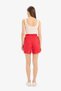 Paperbag High Waist Wide Leg Belmando Shorts T0883Az25Sm - 6