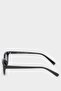 Round Black Plastic Frame Black Glass Polarized Sunglasses for Men Child F4450A8Ns - 3