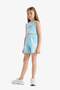 2-Piece Set Printed Sleeveless T-Shirt Shorts Girl Child E4758A825Hs - 2