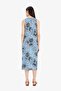 Halter Neck Floral Pocket Sleeveless Midi Summer Dress F2341Ax25Sm - 5