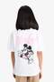 Disney Mickey & Minnie Oversize Wide Fit Crew Neck Back Print Short Sleeve T-Shirt Girls E - 6
