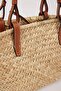 Women's Straw Shoulder Bag E1419Axns - 4
