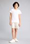 100% Cotton Elastic Waist Cargo Pocket Shorts for Boys B5868A825Hs - 2