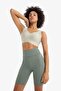 Recovery High Waist Biker Sports Leggings E6323Ax25Sm - 4