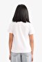 Crew Neck Printed Short Sleeve T-Shirt Girls E5893A825Sm - 4