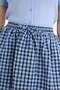 Balloon Fit Checkered Regular Waist Taffeta Mini Skirt F2011Ax25Sm - 7