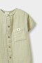 Muslin Overalls Baby Boy Newborn E8376A525Sm - 2
