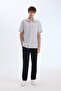 Quick-Drying Regular Fit Polo Collar Crinkle Summer Short Sleeve Shirt E1223Ax25Sm - 2