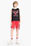 شورت NBA Chicago Bulls من التول للأولاد E4853A825SM