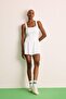 Standard Fit Thick Strap Tennis Dress with Short Leggings Inside E3588Ax25Sm