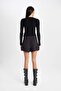 A-Line High Waist Belt Asymmetric Shorts Skirt D6448Ax24Hs - 7