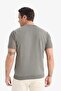 Standard Fit Crew Neck Knitwear Short Sleeve T-Shirt E3255Ax25Sm - 5