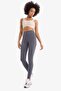 Shaping / Sculpting High Waist Stretch Fabric Basic Sports Leggings B4147Ax25Sp