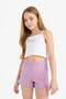 2-Piece Set Printed Athlete Shorts with Elastic Waistband for Girls E5696A825Hs - 3