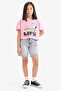 100% Cotton Snoopy Crew Neck Short Sleeve T-Shirt Girl Child E8160A825Hs - 2