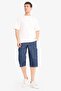100% Cotton Lightweight Fabric Regular Fit Jean Long Bermuda Shorts F4222Ax25Sm - 2