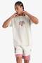 Nba Chicago Bulls Oversize Wide Fit Crew Neck Back Printed Short Sleeve T-Shirt E2185Ax25Sm - 5