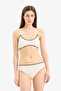 Regular Fit Wrinkled Textured Bikini Bottom E0309Ax25Sm