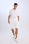 Stretchy Fabric Waist-Tie Summer Pique Bermuda Shorts A7341Ax25Sp