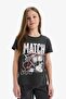 100% Cotton Crew Neck Printed Short Sleeve T-Shirt Girls E0349A825Sm - 4