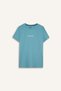 Stretch Fabric Slim Fit Narrow Cut Crew Neck Sportsman Short Sleeve T-Shirt E2436Ax25Sm - 4