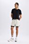 Slim Fit Tight-Fitting Sportsman's Tights Shorts E2759Ax25Sm - 5