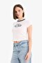 100% Cotton Fitted Printed Ribbed T-Shirt F1447Ax25Sp - 3
