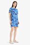 Crew Neck Floral Short Sleeve Mini Summer Dress F1834Ax25Sm - 2