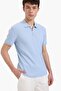 Slim Fit Slim Fit Polo Collar Short Sleeve Ribbed Camisole Half Zipper T-Shirt D3948Ax25Sm - 3