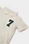 100% Cotton Polo Collar Printed Pique Short Sleeve T-Shirt Baby Boy E1126A525Sm - 4