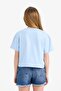 100% Cotton Crew Neck Printed Short Sleeve T-Shirt Girls E0384A825Sm - 6