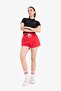 100% Cotton Elastic Waist Lace-Up Shorts A6224Ax25Sm - 3