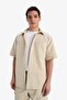 100% Cotton Relax Fit Summer Pocket Short Sleeve Shirt E4943Ax25Sp - 7