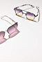 Women's Large Coffee Plastic Frame Coffee Glass Uv Sunglasses F0602Axns - 6