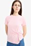 Slim Fit Crew Neck Rib Knit Short Sleeve T-Shirt F0366Ax25Sp - 3