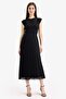 A-Line Pleated Short Sleeve Chiffon Midi Skirt F1524Ax25Sp - 4