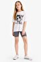 2'Li Set Printed Short Sleeve T-Shirt Biker Leggings Girl Child E5694A825Hs