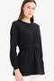 Regular Fit Crew Neck Soft Fuzzy Inside S Brioche Knit Fabric Long Sleeve Tunic F4156Ax25Sp