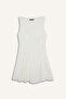 Kayık Neck Sleeveless Mini Dress F2692Ax25Sp - 5