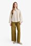 Relax Fit Linen Blend Long Sleeve Shirt E4556Ax25Sp - 2