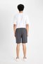 Slim Fit Pockets Basic Plain Shorts R3442Az24Sm - 6
