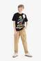 100% Cotton Looney Tunes Crew Neck Short Sleeve T-Shirt for Boys E3108A825Sm - 3