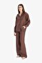 Straight Fit Modal Fabric Palazzo Pants High Waist Long Size E9103Ax25Sm - 4