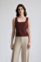 Slim Fit Basic Square Neck Undershirt C2622Ax25Sp