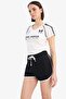 Fitted V-Neck Printed Ribbed Short Sleeve T-Shirt E7442Ax25Sp - 3