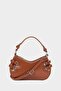 Women's Faux Leather Shoulder Bag E3410Axns