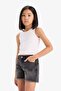 100% Cotton Ripped Detailed Shorts for Girls D7106A825Sm - 6