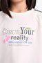 100% Cotton Relax Fit Crew Neck Printed Short Sleeve T-Shirt Girls E1828A825Sm - 5